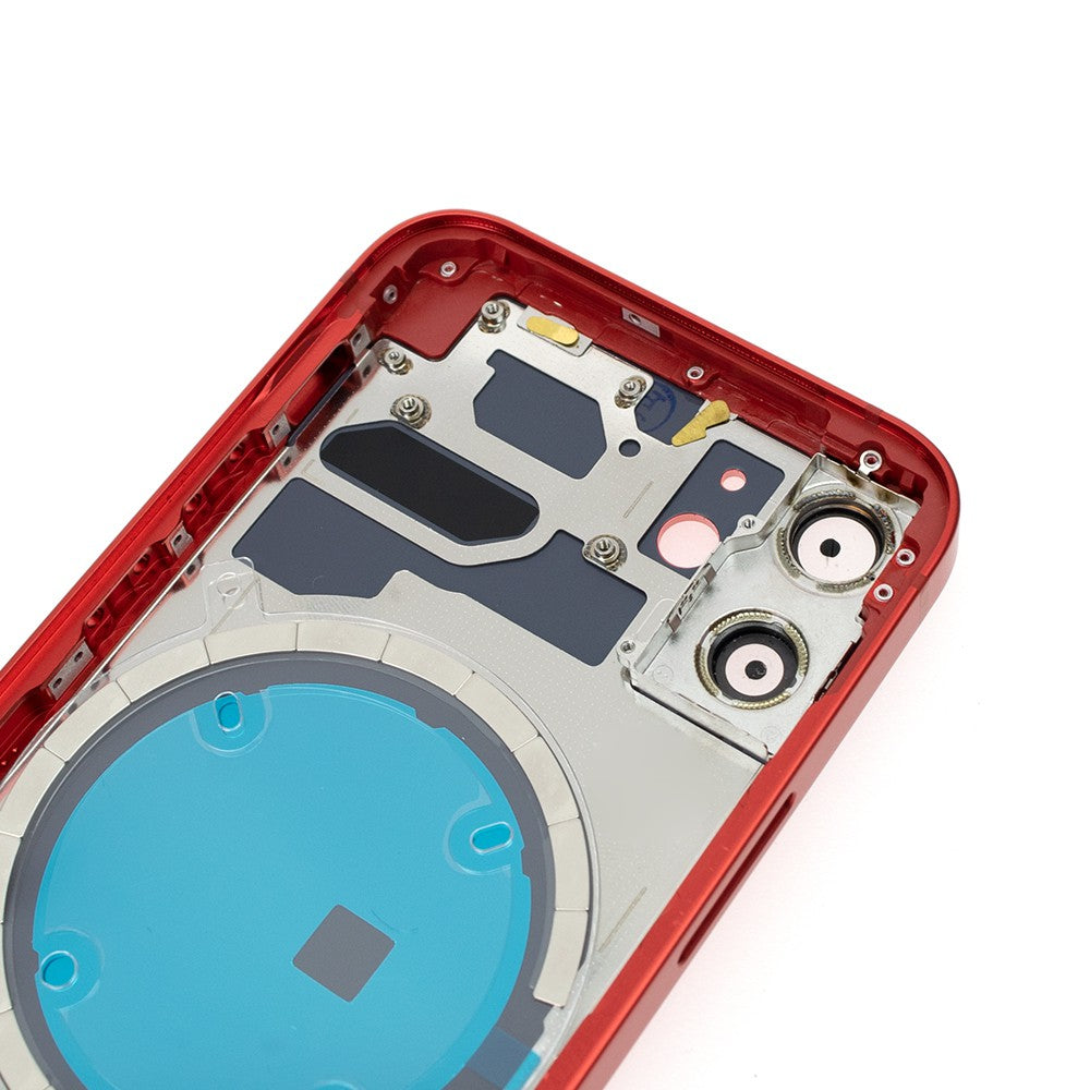 Rear Housing for iPhone 12 mini (NO LOGO)-Red Rear Housing for iPhone 12 mini (NO LOGO)-Red